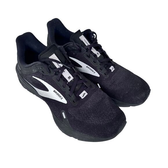 Brooks Launch black sneakers men’s size 8.5 - Picture 1 of 8